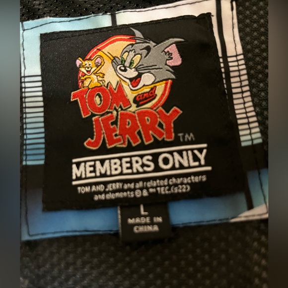 Members Only Tom And Jerry Midweight Jacket Size L - Picture 13 of 15